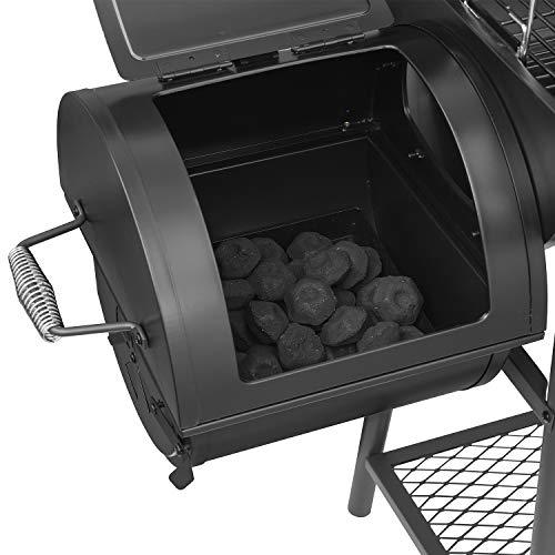 Royal Gourmet CC1830FC Charcoal Grill Offset Smoker (Grill + Cover), Black - CookCave
