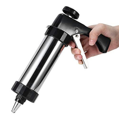 Fdit Foodgrade Baking Accessory Cookies Press Kit, Black Pastry Decorating Nozzle, Biscuits Maker Durable Cake Decorating for Bakeries and Dessert Shops Home - CookCave