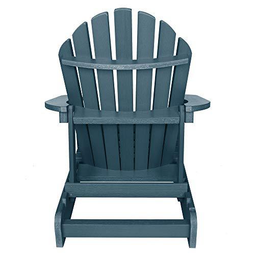 highwood Hamilton Made in the USA Adirondack Chair, Adult Size, Nantucket Blue - CookCave