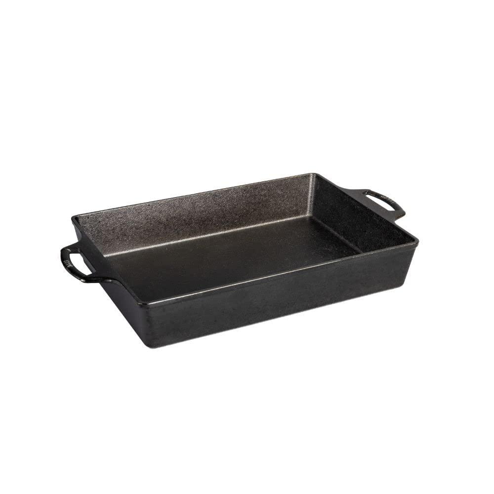 Lodge 9"x13" Cast Iron Casserole, Black - CookCave