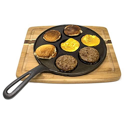 Norpro Cast Iron Plett Pan 3in/7.5cm - CookCave