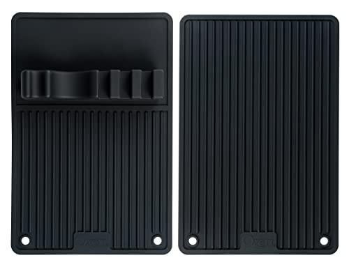 Ozeri BBQ and Grill Utensil Holder Mat Set,Black - CookCave