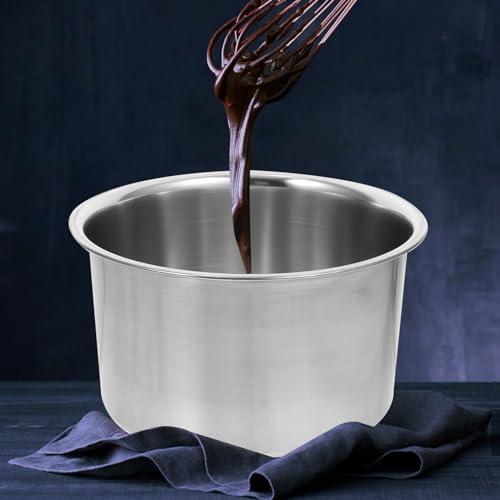 Healifty Boiler Pot Melting Chocolate 1 Set Double Boiler Stainless Steel Melting Pot for Melting Chocolate Candy Candle Soap and Wax 600ml Double Boiler Pot Chocolate Melting Pot Double - CookCave