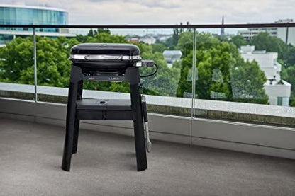 Weber Lumin Outdoor Electric Barbecue Grill, Black - Great Small Spaces such as Patios, Balconies, and Decks, Portable and Convenient - CookCave