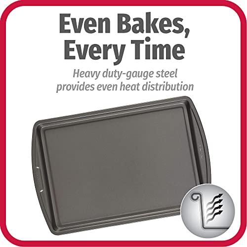 Goodcook Baking Sheet, 13 Inch x 9 Inch, Dark gray - 3 Piece - CookCave