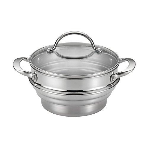 Anolon Classic Stainless Steel Steamer Insert with Lid - CookCave