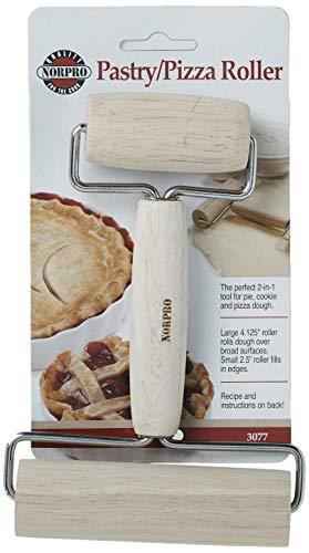 Norpro Wood Pastry/Pizza Roller 4in/10cm - CookCave