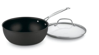 Cuisinart 635-24 Chef's Classic Nonstick Hard-Anodized 3-Quart Chef's Pan with Cover - CookCave