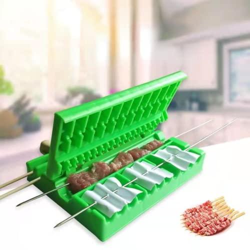 LUOY The New Multifunctional Kebab Tool can be reused Quickly Beef Meat Vegetable skewers Barbecue Tool Kitchen Gadgets - CookCave