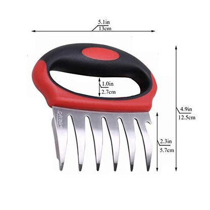 DflowerK Meat Shredding Claws Stainless Steel Shredder Claws BBQ Meat Forks, Perfect for Shredding Handing Pulling Pork Chicken Beef Turkey - CookCave