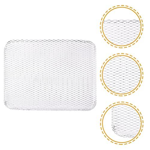 Luxshiny BBQ Grill Mesh Mat: 10Pcs Disposable Aluminum Grill Topper Broiler Net Pans Non-Stick Cooking Grid Grates Pad Baking Tools for Outdoor Camping Barbeque Picnics Backpacking Backyards - CookCave