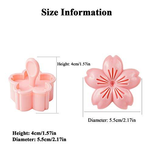 HAGBOU Cookie Press, 4 Styles Cookie Stamps Cherry Blossom Cookie Cutters Mold for Flower Cookies Pastry Accessories (Pink) - CookCave