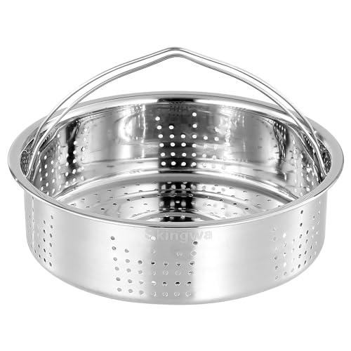 Skingwa Steamer Basket,Steamer Basket Insert for 6,8 Pots (Small Hole) - CookCave