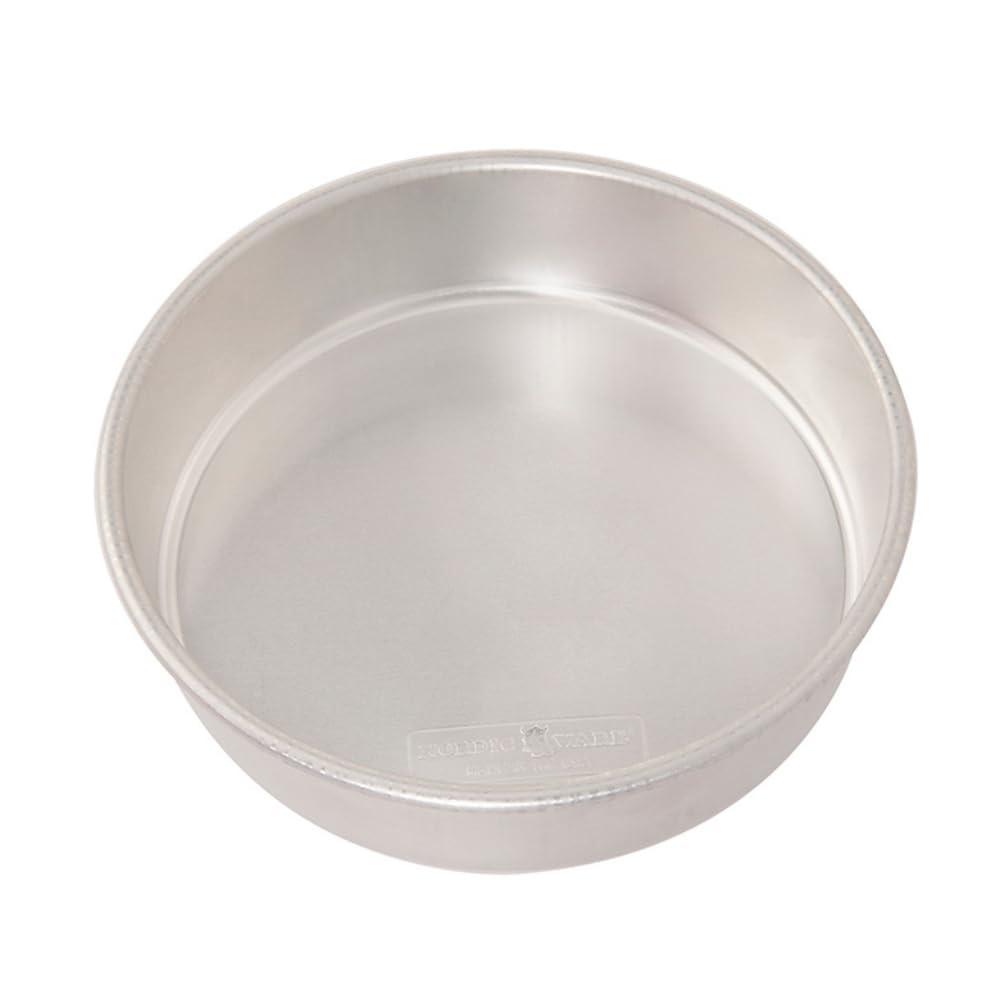 Nordic Ware Natural Aluminum Commercial Round Layer Cake Pan Baking Essentials, 9", Silver - CookCave