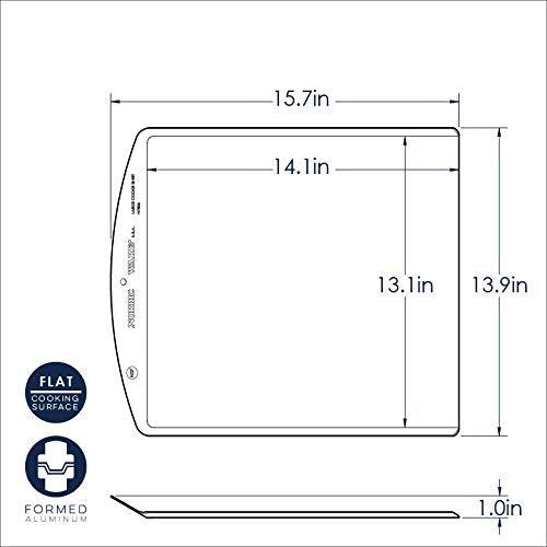 Nordic Ware Natural Aluminum Commercial Large Classic Cookie Sheet - CookCave