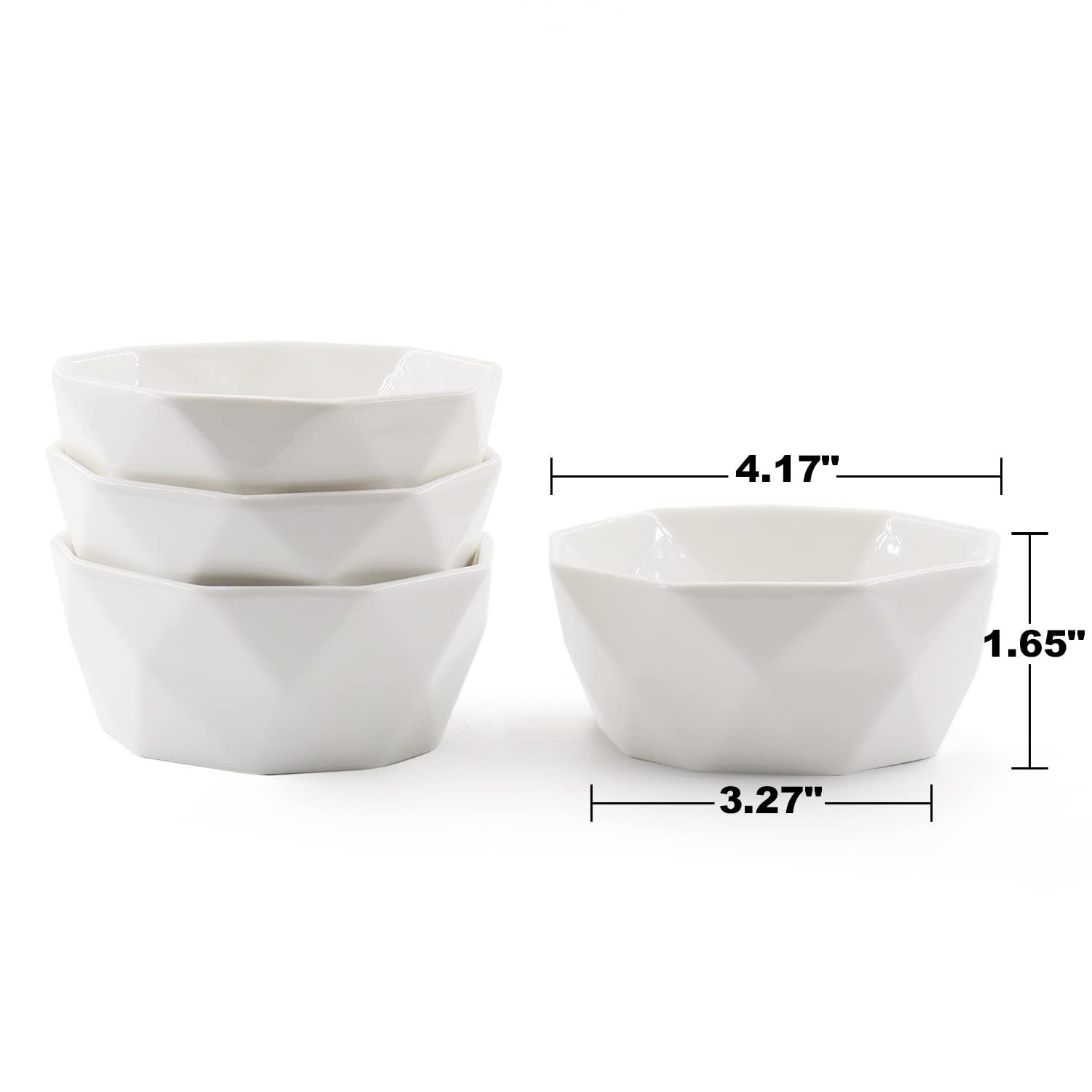 DRAONGYE 8 Oz 3 Packs White Ramekins,Ceramic Creme Brulee Ramekins, Porcelain Ramekins Oven Safe, Creme brulee ramekins set, Charcuterie Bowls, Ice Cream Bowl, Dessert & Snack Bowls - CookCave