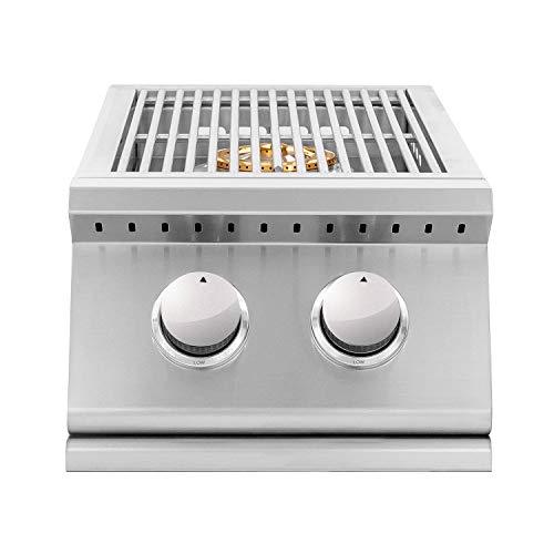 Summerset Sizzler Series Built-In Double Side Burner, Natural Gas - CookCave