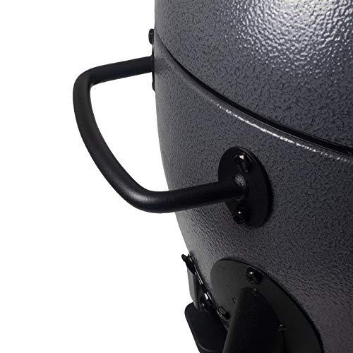 Char-Griller E86714 AKORN Jr. Kamado, Ash Portable Charcoal Grill - CookCave