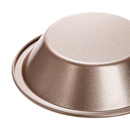 Suwimut 8 Pack Mini Pie Pan Set, 5 Inch Non-Stick Individual Dish Pie Plate Carbon Steel Round Pie Tins Small Metal Bakeware for Baking Pot Pies, Cakes, Quiches, Tarts, Desserts - CookCave