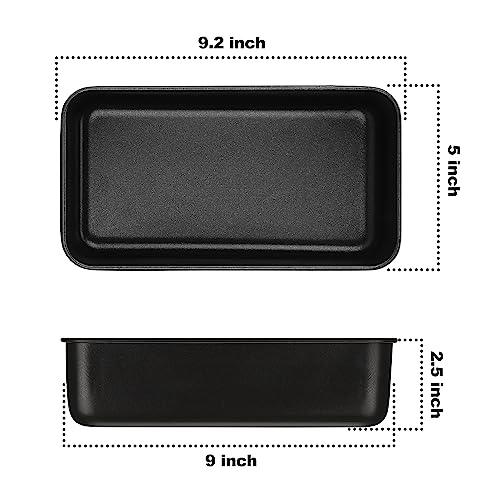 E-far Nonstick Bread Loaf Pan Set of 3, 9x5 Inch Stainless Steel Core Metal Loaf Pan for Baking Homemade Bread, Meatloaf and Brownie, Non Toxic & Easy Release, Rust Proof & Sturdy - CookCave