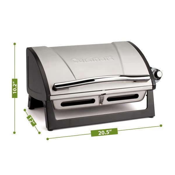 Cuisinart CGG-059A Grillster 8,000 BTU Portable Propane Tabletop Gas Grill - CookCave