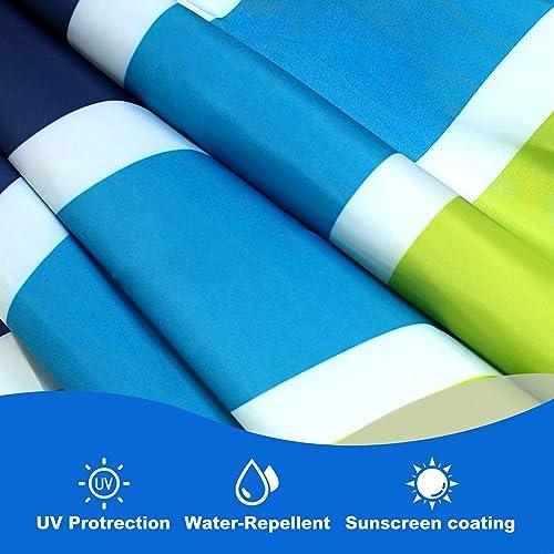 Trenovo Patio Umbrella Replacement Canopy, 9 ft Replacement Umbrella Covers with 8 Ribs, Water Resistant Cloth Umbrella Replacement Top for Garden Backyard Pool Umbrellas Cantilever Parasols - CookCave