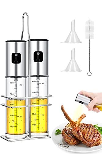 MISSOLO Oil Sprayer for Cooking, Packspray Bottle for Olive Oil, Oil Bottles for Kitchen, Oil Dispenser Bottle for Kitchen for Air Fryer, Roasting, Baking, Grilling, Salad, 100ml Oil Sprayer - CookCave