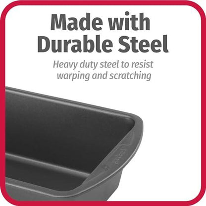 GoodCook Extra Large 13'' x 5'' Nonstick Steel Bread Loaf Pans, Gray (4245) - CookCave