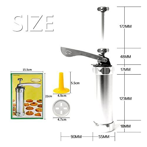 TRGGDEE Cookie Press Gun, Cookie Press Set for Baking, Mini Cookie Cutters, Suitable for Diy Cookie Making and Decoration - CookCave