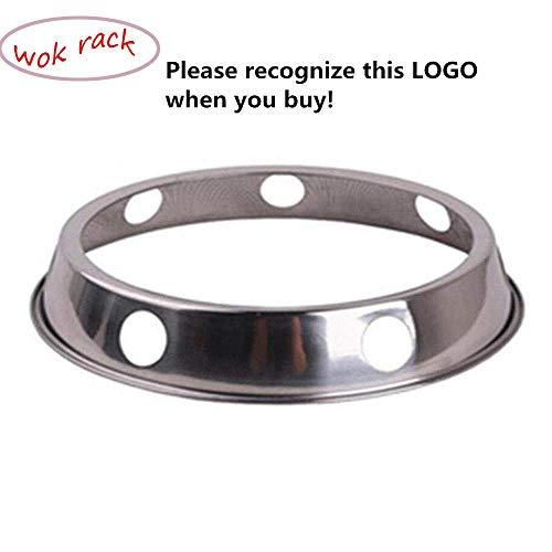 NAZYSAP Wok Ring for Gas Stove,1 Pack Potholders for Kitchens 7.99 and 9.13 Inch Reversible Size Wok Stand Suitable for Most Woks - CookCave