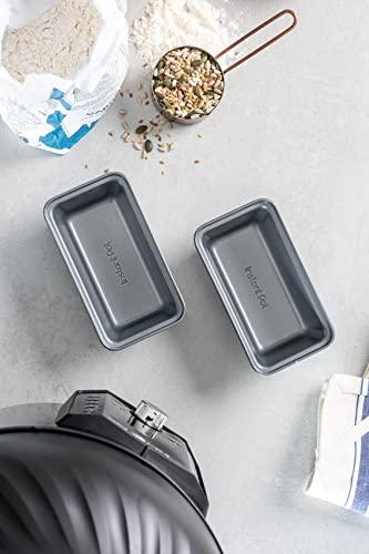 Instant Pot Official Mini Loaf Pans, Set of 2, Compatible with 6-Quart and 8-Quart Cookers, Gray - CookCave