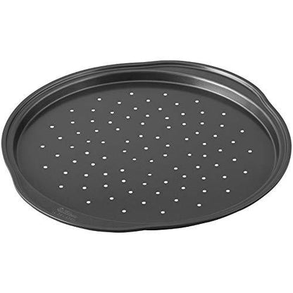 Wilton Perfect Results Non-Stick Crisper, 14-Inch Pizza Pan, 0, Silver - CookCave