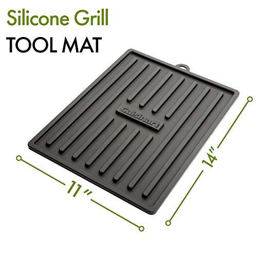 Cuisinart CTM-820 Silicone Tool, Black Grill Mat - CookCave