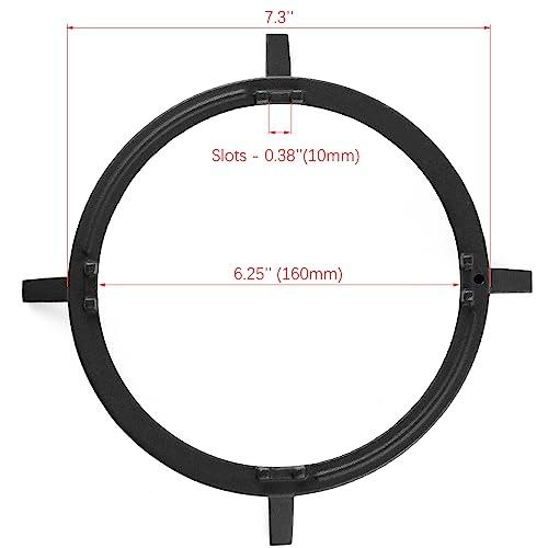 Wok Ring, W10216179 Replacement Parts Wok Support Ring for Gas Stove GE, Whirlpool, Kitchenaid, Kenmore, Jenn Air, Bosch, Samsung Etc Gas Range Parts Cast Iron Wok Stand Rack Set Cookware Accessories - CookCave