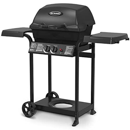 Broil-Mate, 24025BMT, Cast 2-Burner, Liquid Propane Gas Grill, Black - CookCave