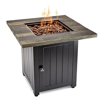 Riley Brown 28” Square Gas Fire Table - CookCave