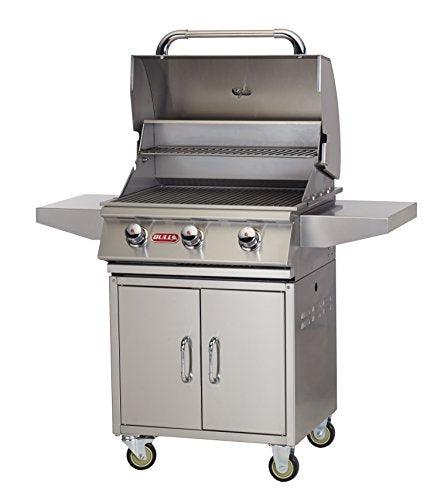 Bull 69101 Steer Cart Propane-Grills, White - CookCave