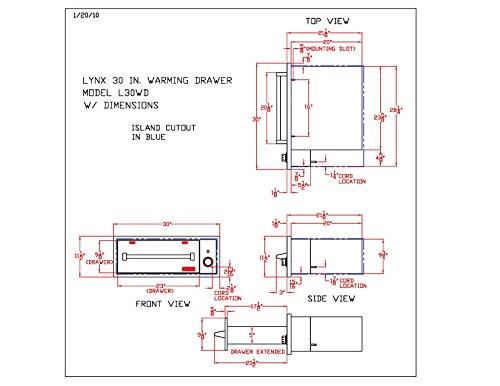 Lynx L30WD-1 Outdoor Warming Drawer, 30-Inch - CookCave