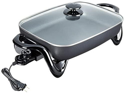 Presto 06852 16-Inch Electric Skillet with Glass Cover - CookCave