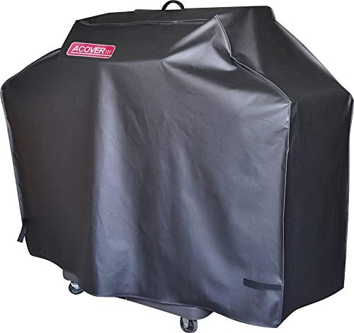 52" Heavy Duty Waterproof Gas Grill Cover fits Weber Char-Broil Coleman Gas Grill (52"x22"x40", Black) - CookCave