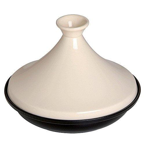 Staub Cast Iron 0.5-qt Tajine - Cream, Made in France - CookCave