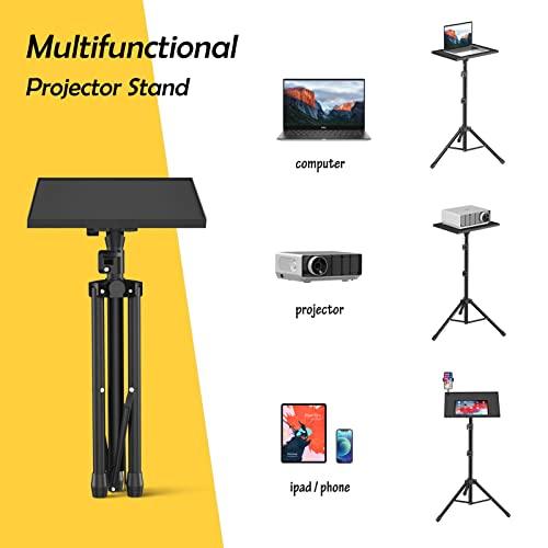 Facilife Projector Stand Tripod,Laptop Tripod Projector Stand Adjustable Height 22 to 47 Inch, Projector Tripod Stand, Tripod for Porjector, Projector Stand for Outdoor Movies - CookCave