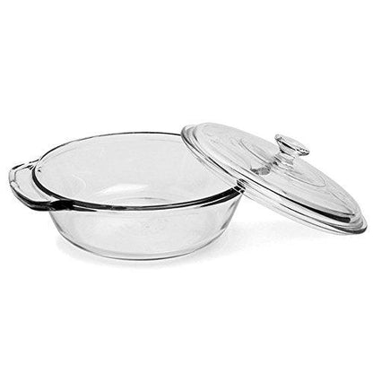 Anchor Hocking 2 quart Glass Casserole Dish, Clear - CookCave