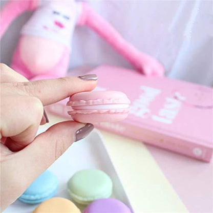 Rocutus 16 Pieces Macaron Case,Candy Color Mini Macaron Box, Macaron Jewelry Box, Macaron Cute Pill Box, Macaron Jewelry Storage Box, Cute Pill Organizer Case - CookCave