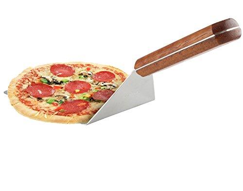 8” Extra-Large Sturdy Stainless Steel Spatula Hamburger Turner with Strong Wooden Handle – Professional Commercial Food Flipper Scraper for Grilling Cooking, Baking for Your Flat Top Restaurants - CookCave