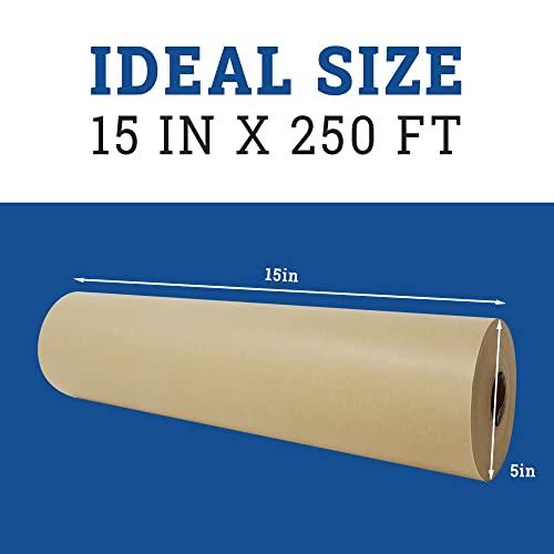 Reli. Parchment Paper Roll (15" x 250 ft) w/Dispenser Box, Brown | Unbleached Parchment Paper for Baking & Air Fryer | Food Grade Baking Paper Liners |Non-Stick, Cooking Paper for Grilling & Steaming - CookCave