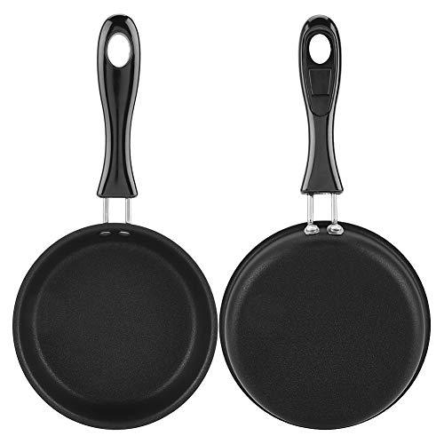 tiny frying pan small omelette induction for eggs pans fry egg single pancake one skillet non stick nonstick mini keenso 5 inch hob blinis 12cm 12CM Mini Fry Pan Pure Iron DuPont - CookCave