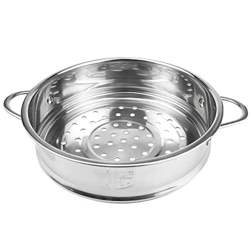 LNQ LUNIQI Stainless Steel Steamer Pot 7 Inches Round Cooking Rack Food Steamer Basket Insert for Kitchen Dim Sum Dumplings Bun(18cm) - CookCave