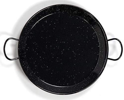 La Valenciana Vaello Campos 30cm Enamelled Steel Paella Pan - CookCave