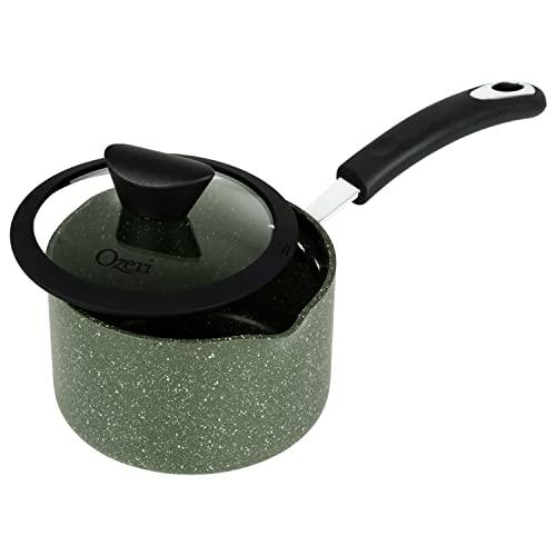 The All-In-One Stone Saucepan and Cooking Pot by Ozeri - 100% APEO, GenX, PFBS, PFOS, PFOA, NMP and NEP-Free German-Made Coating - CookCave